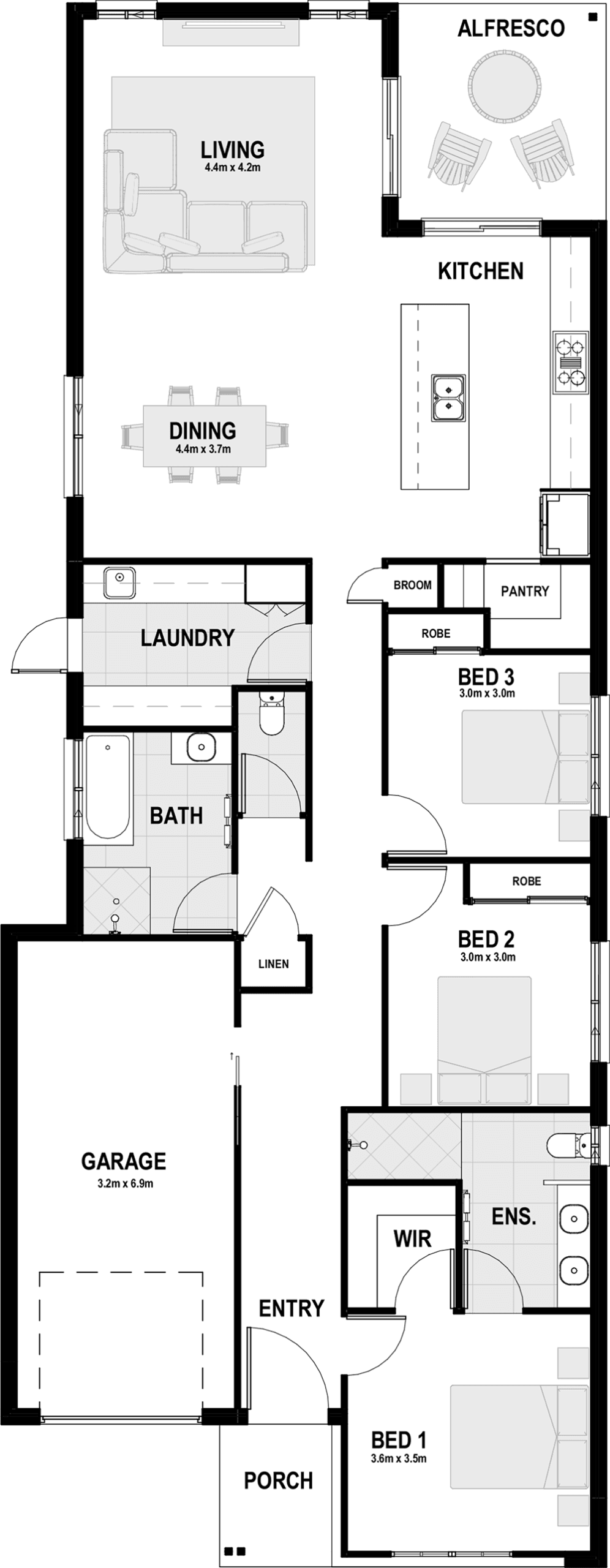 Arlo 185 Floorplan