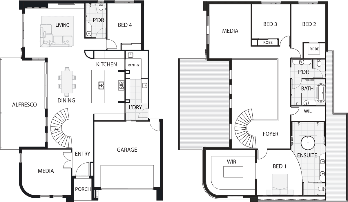Casa Luna 400 Floorplan