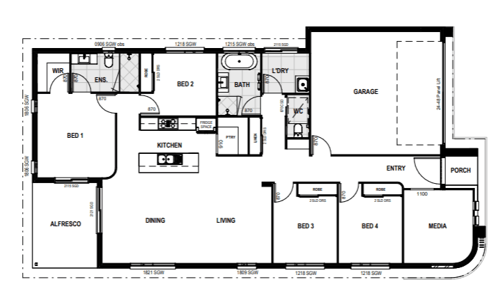 Casa Sol 209 Floorplan
