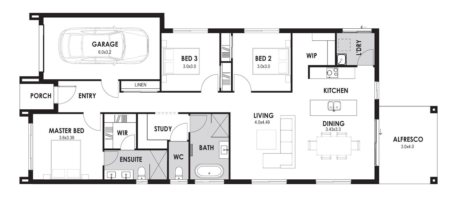 La Mesa 161 Floorplan