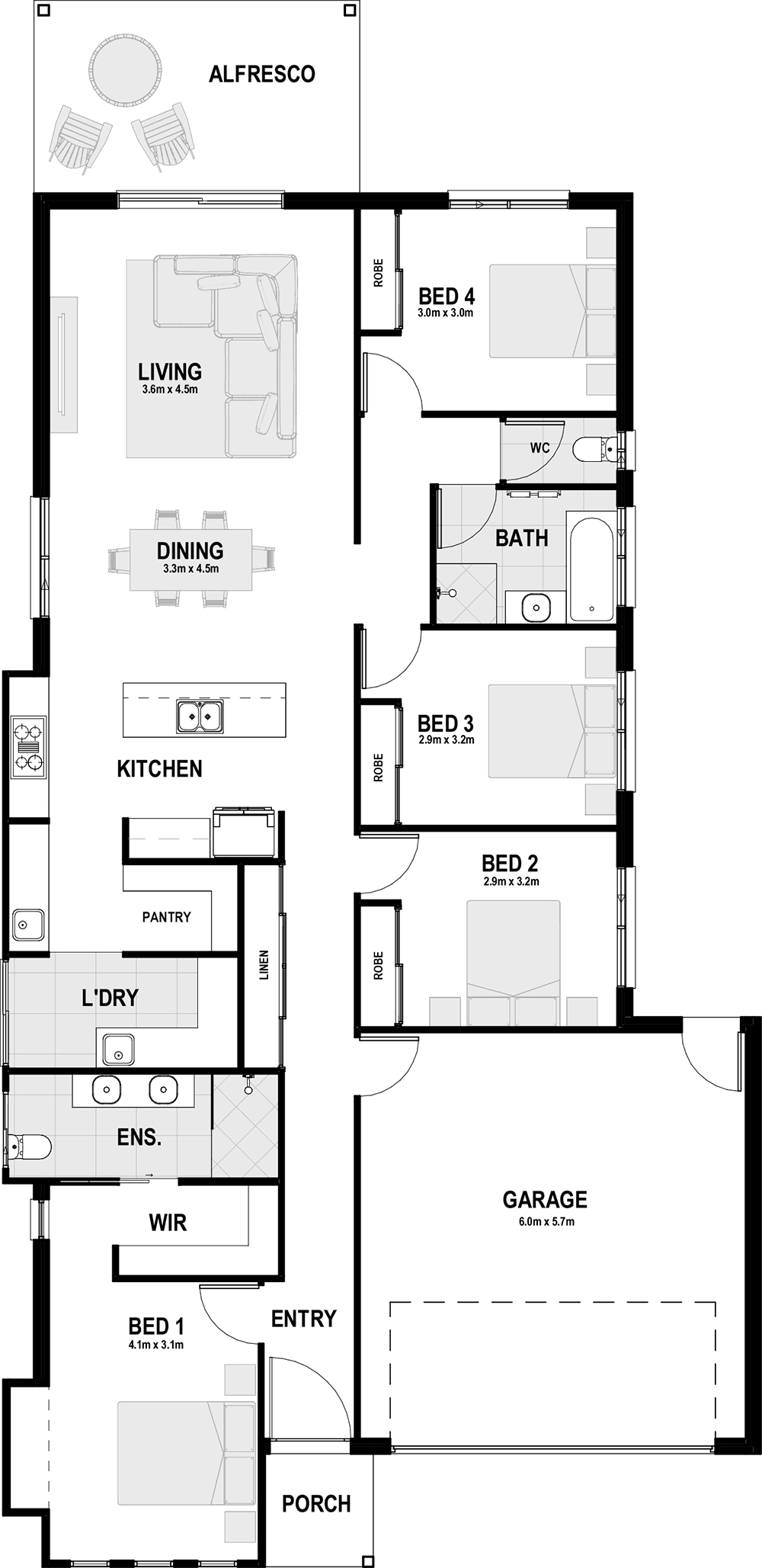 Palm Beach 204 Floorplan