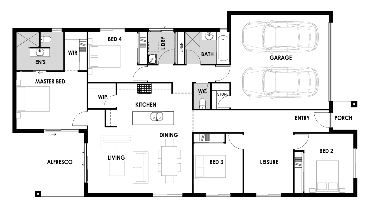 Palm Springs 210 Floorplan