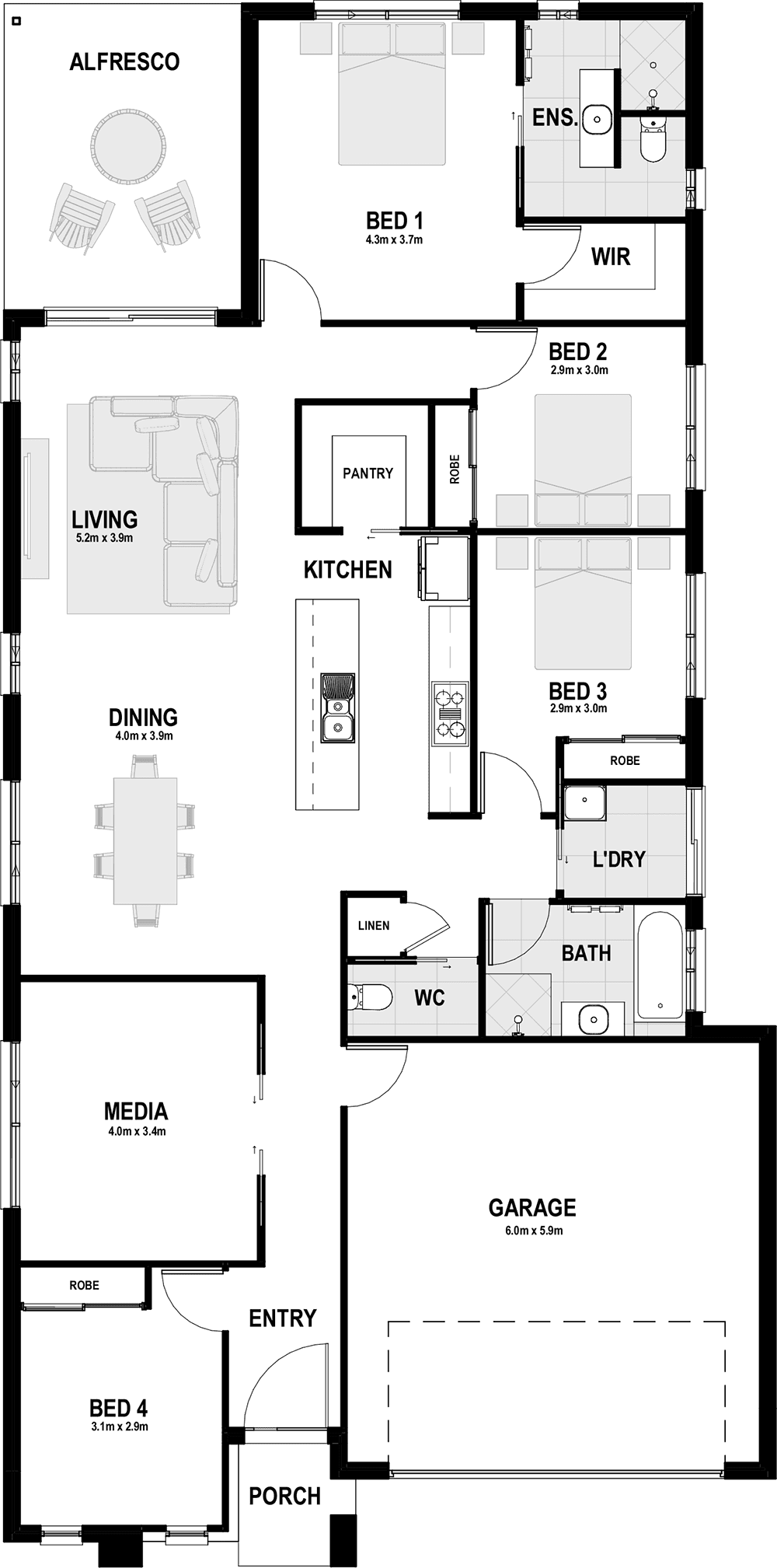 Robin 220 Floorplan