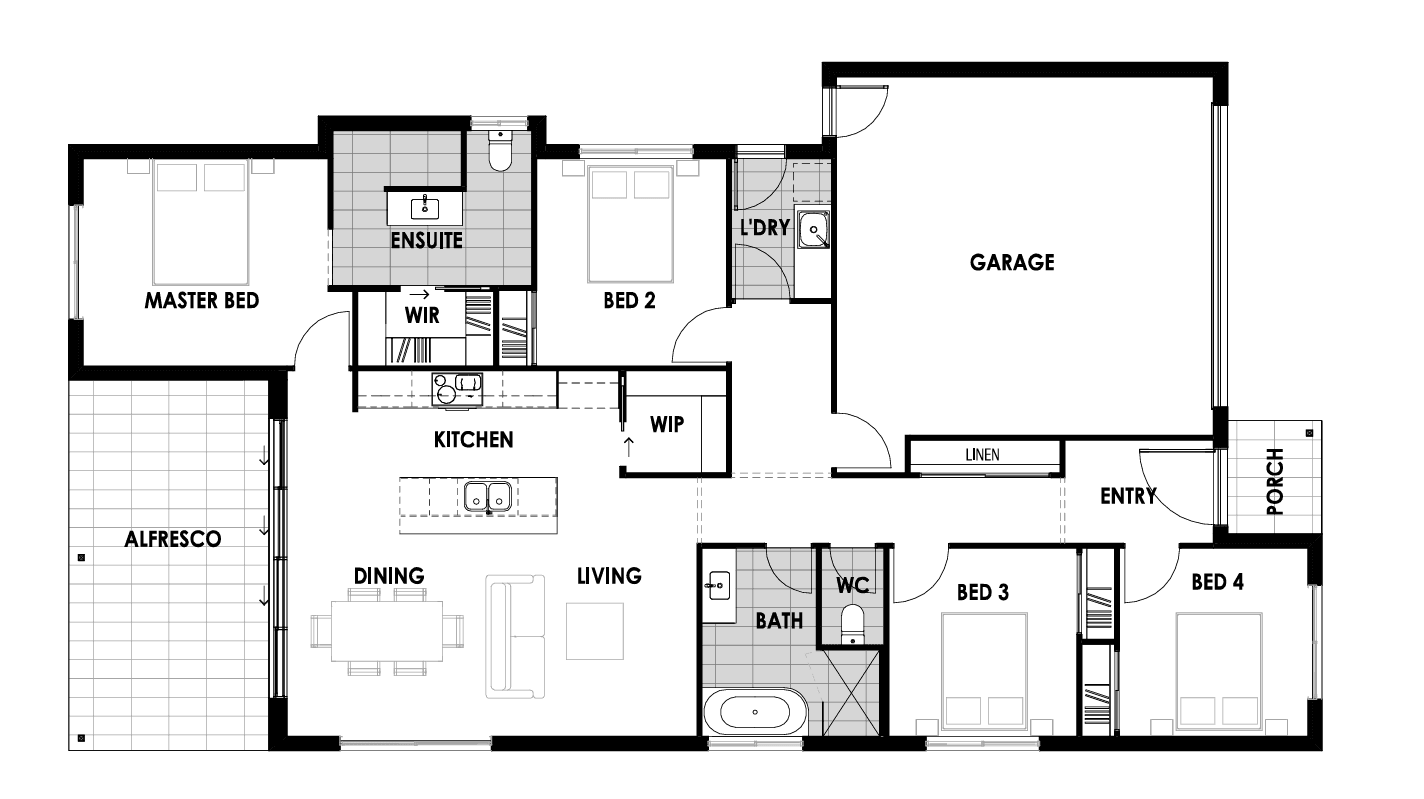 Santa Fe 195 Floorplan