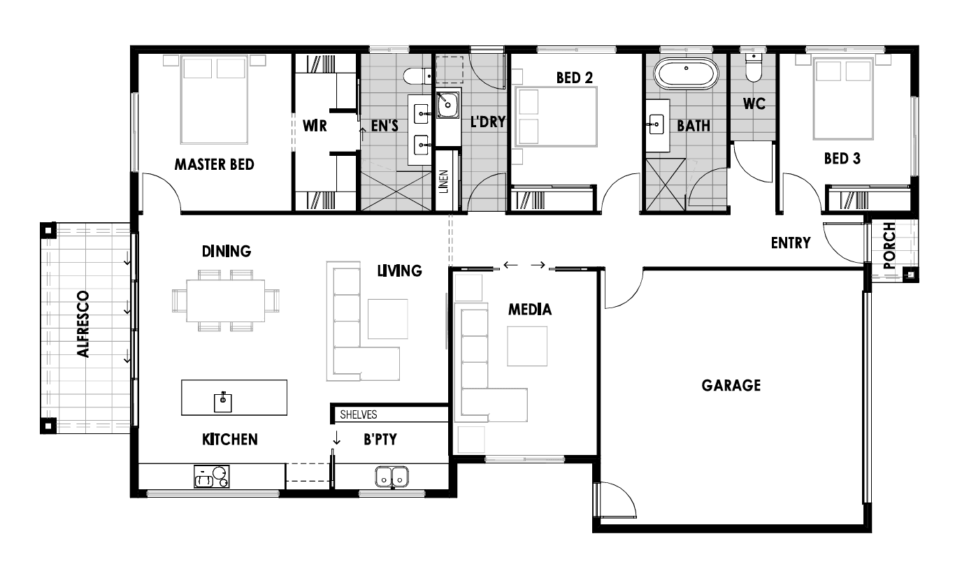 Sierra 195 Floorplan