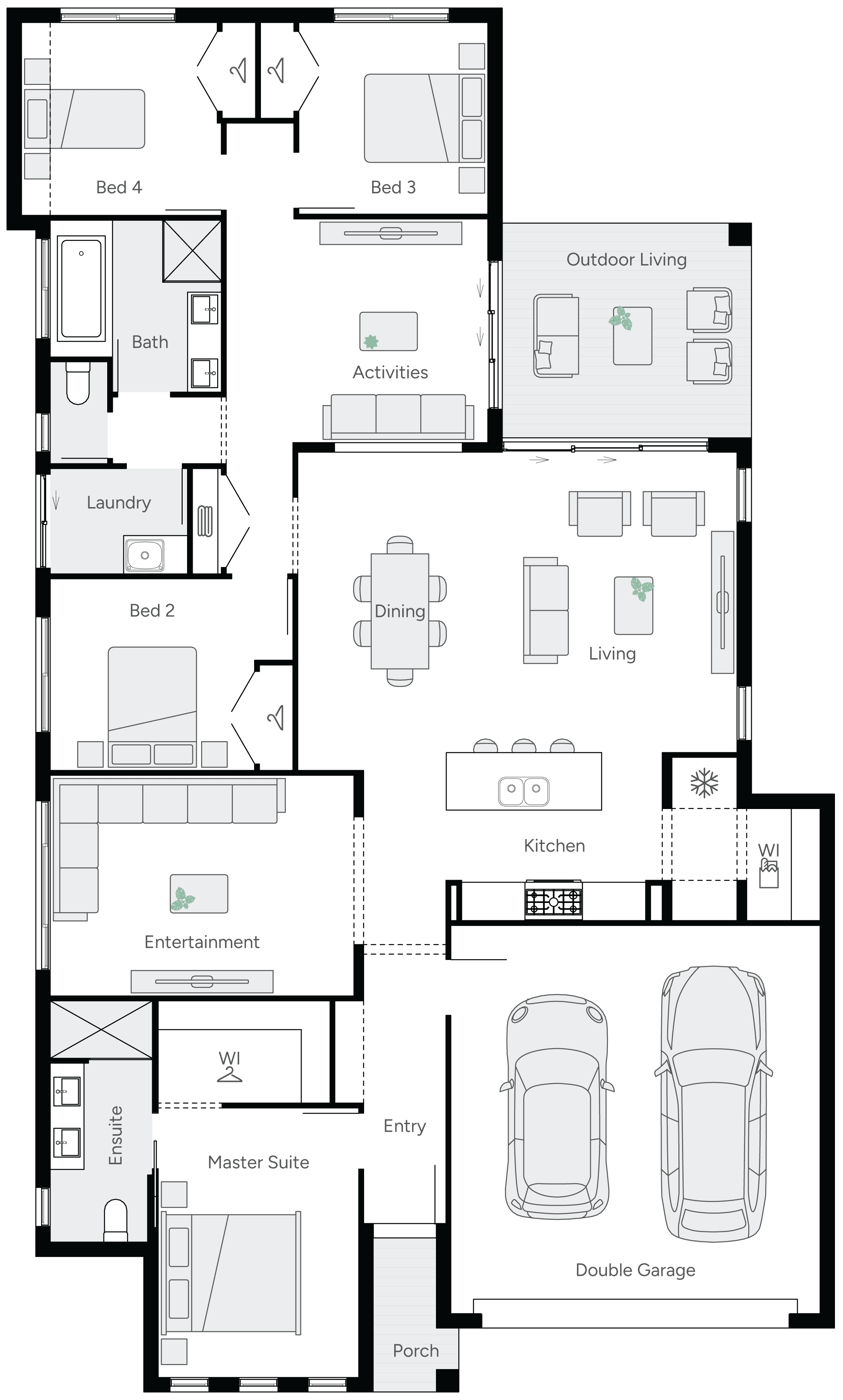 Capri 25 Floorplan